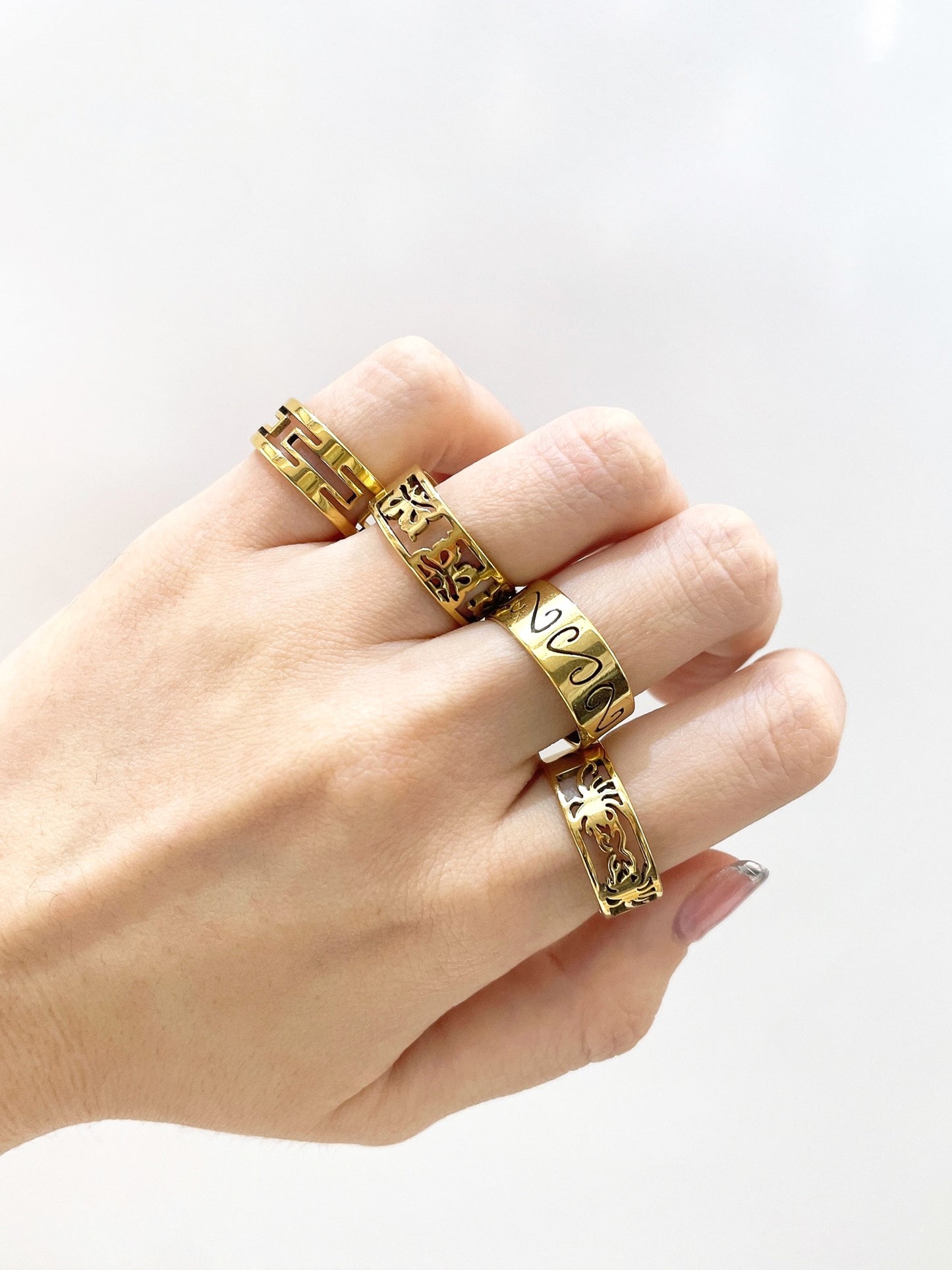 #48 ARGOLLA DISEÑO PENTAGRAMA D