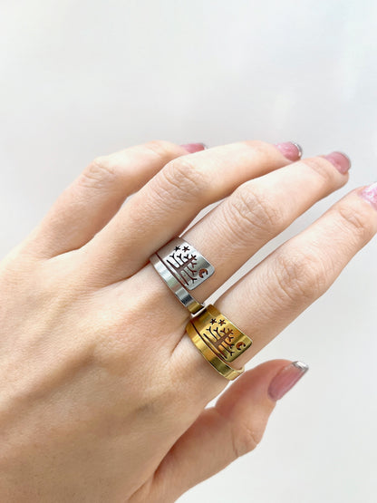 #18 ARGOLLA TIPO ARBOL Y LUNA D