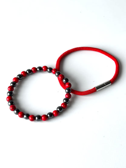 Pulsera roja para hombre #2