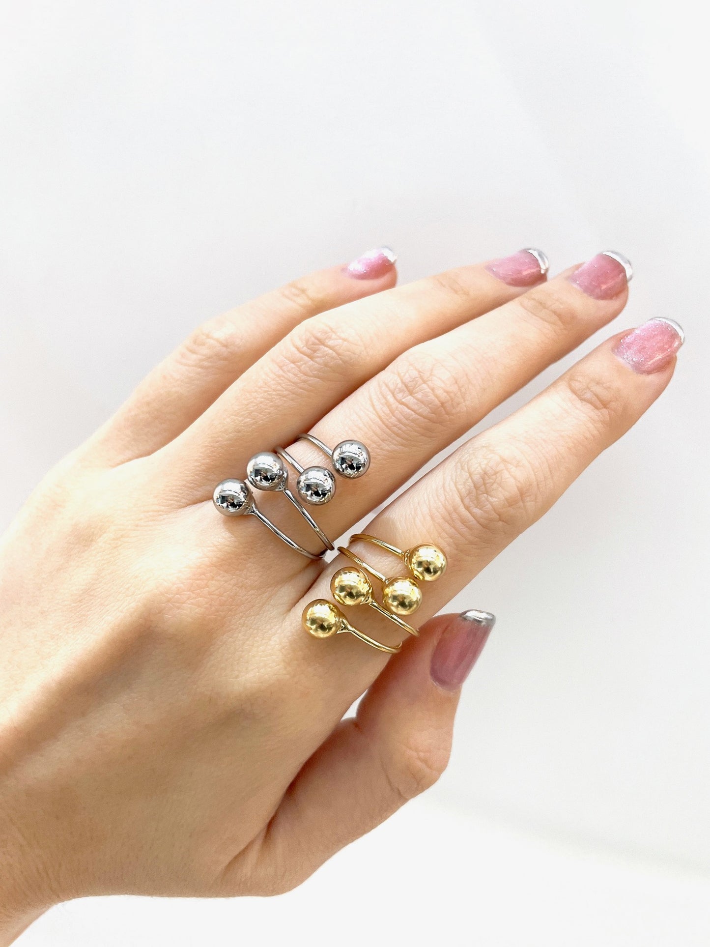 Anillo con bolitas (Docena)
