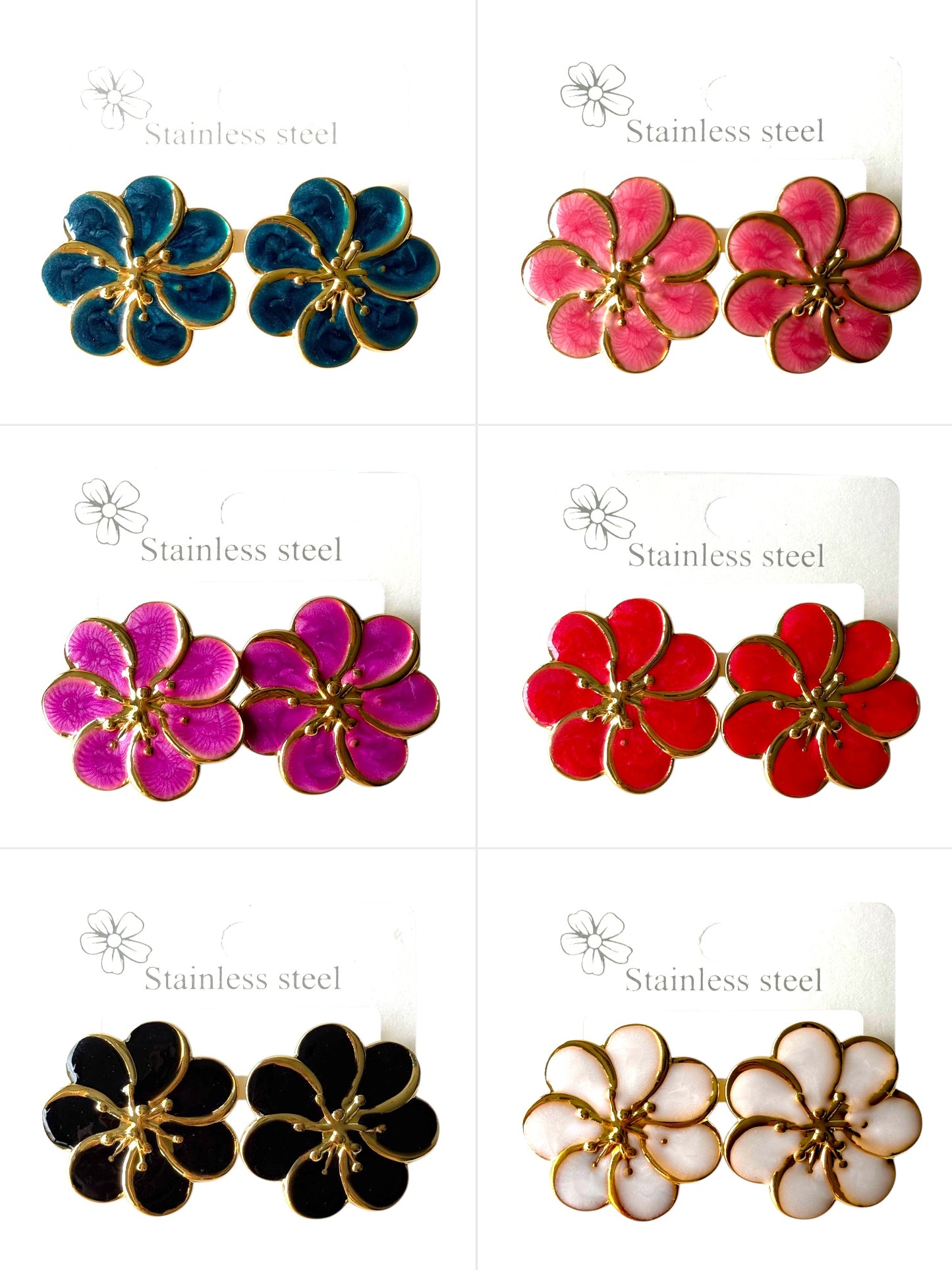 Aros de acero modelo #8563 (6 unidades)