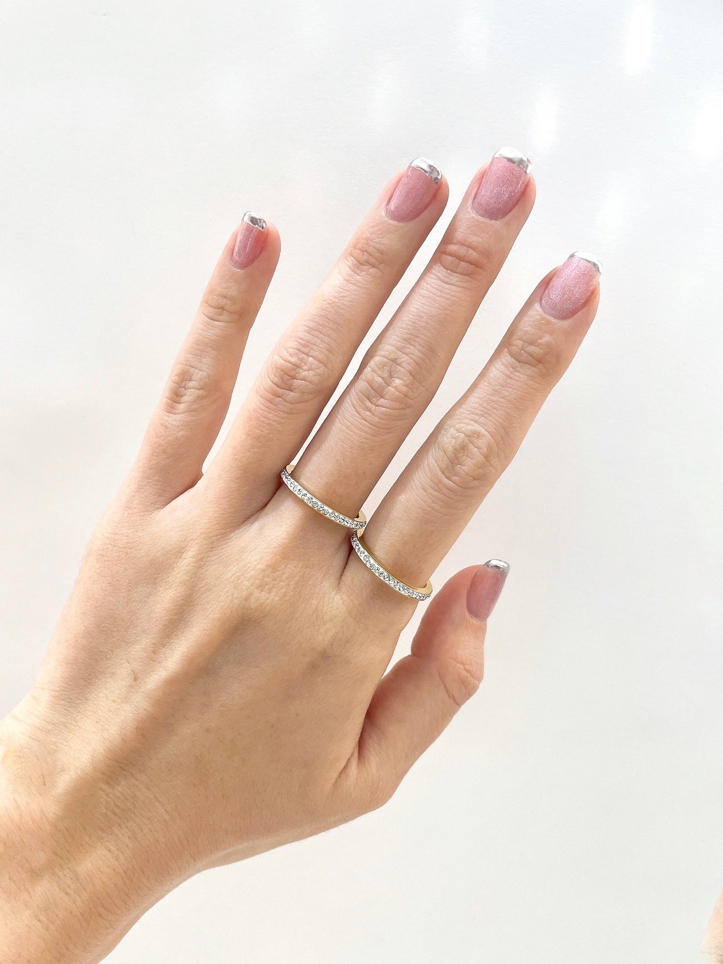 #42  ARGOLLA STRASS LISO D