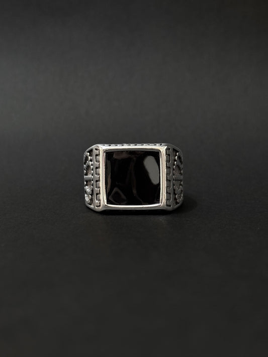 Anillo de hombre en acero vikingo #789