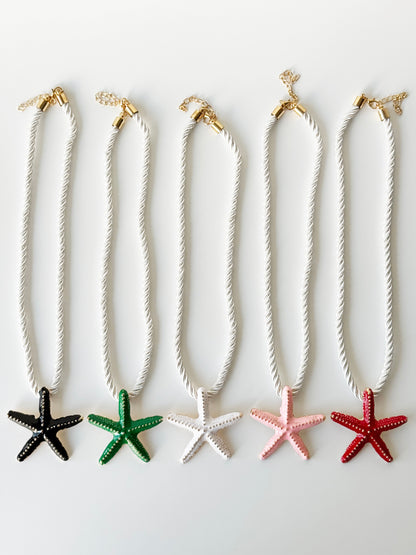 Collar de estrellas colores surtidos #6 (Docena)