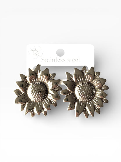 Aros de acero modelo #9213 plateado