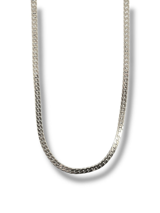 Cadena Piel de Serpiernte_Plateado 6mm B-1