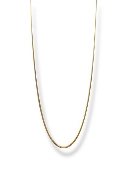 #E-4 Cadena de Serpiente Cinta_Dorado 3mm