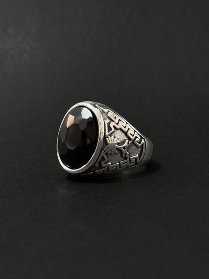 Anillo de hombre en acero vikingo #788 (Docena)