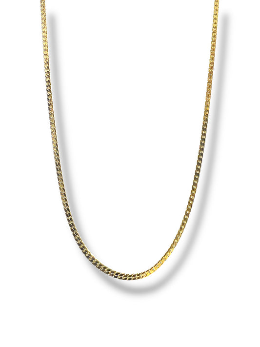 Cadena Piel de Serpiernte_Dorado 4mm B-6