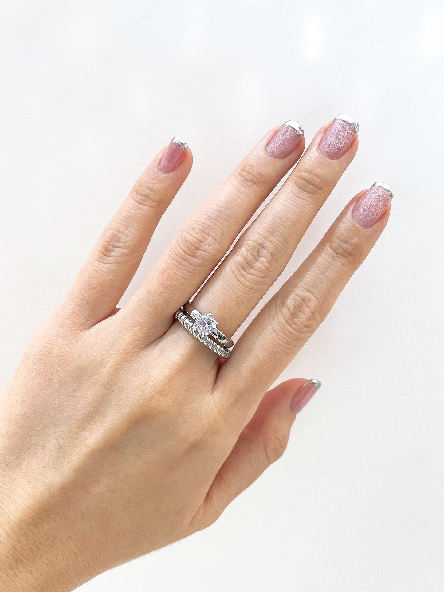 #3 ARGOLLA DOBLE TRENZADA P