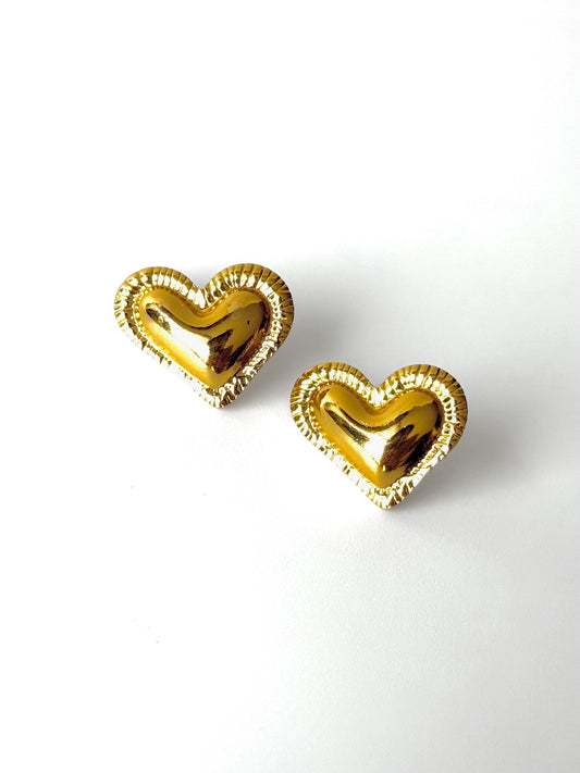 Aros de acero modelo #922 dorado