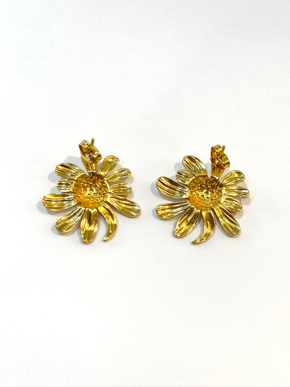 Aros de acero modelo #911 dorado