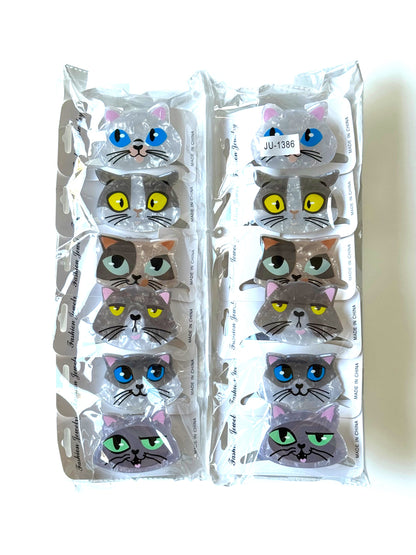 Pinche de gato cara chistosa #6cm (Docena)