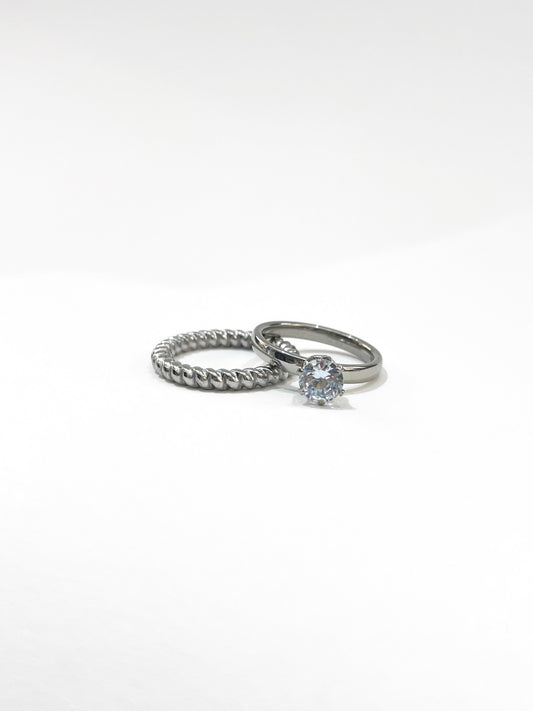 #3 ARGOLLA DOBLE TRENZADA P