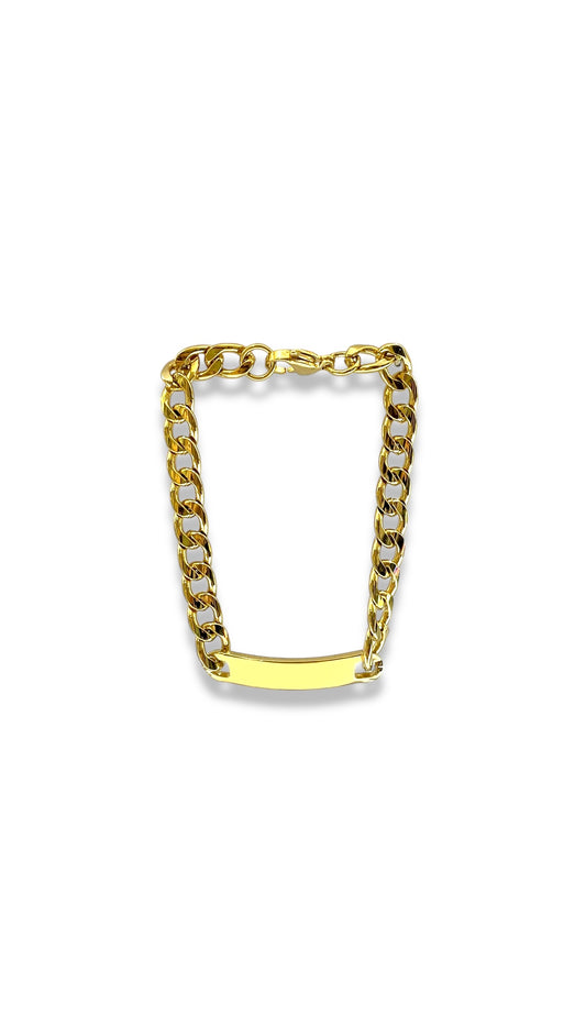 Pulsera de cadena de acero modelo #4_ 8mm A-3