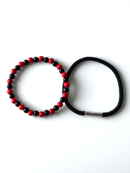 Pulsera roja para hombre #4