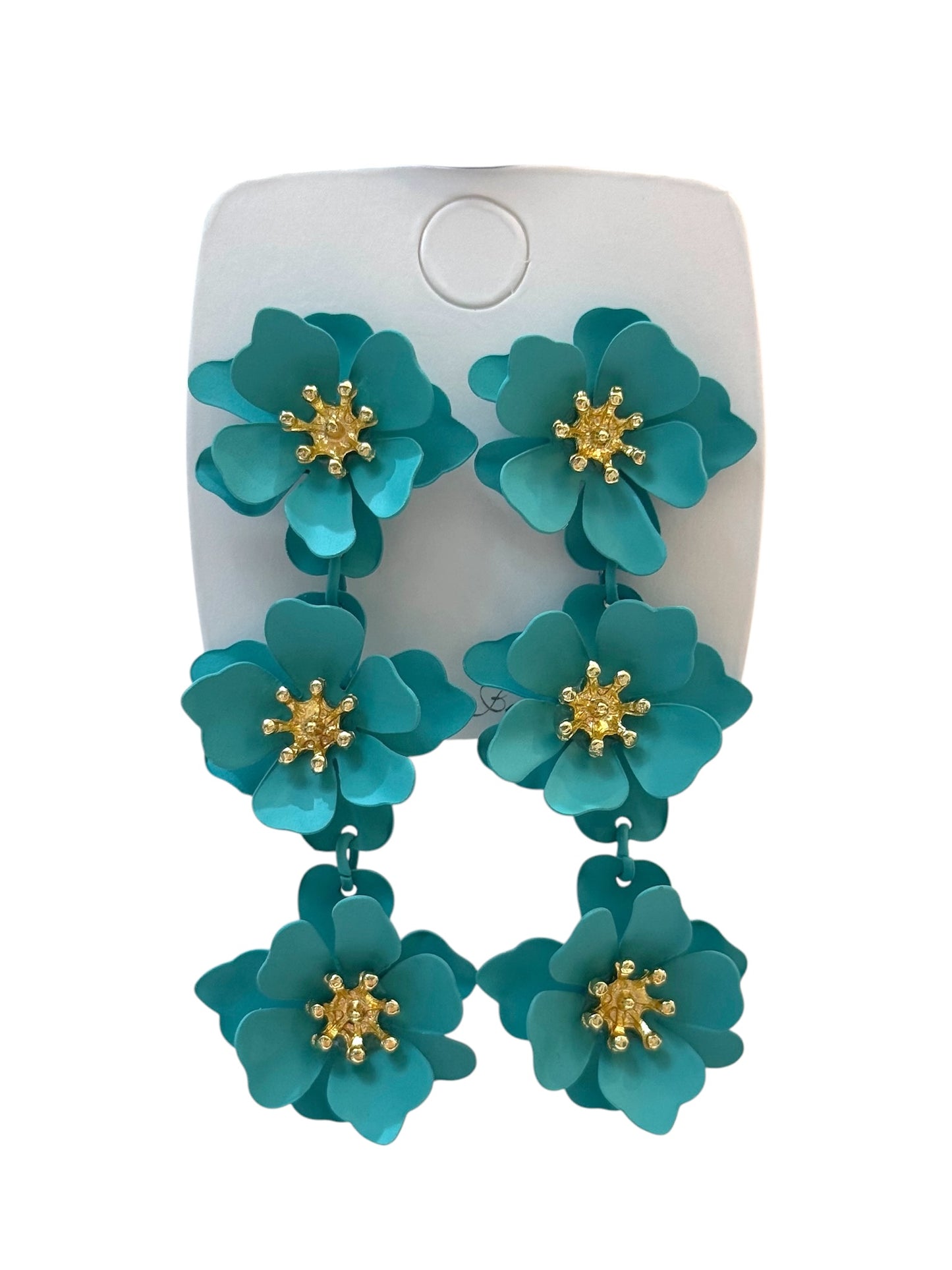 Aros en Docena #8 flores multicolor