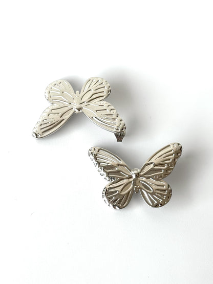 Aros de acero modelo #916 plateado