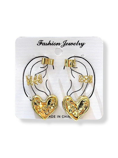 Earcuff & Aros de fantasía #720 dorado