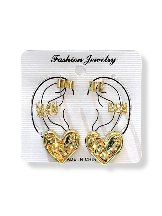 Earcuff & Aros de fantasía #720 dorado