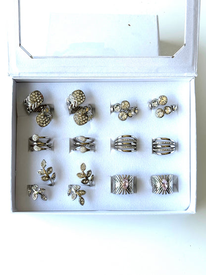 #57 ARGOLLA STRASS MULTIDISEÑO #Plateado