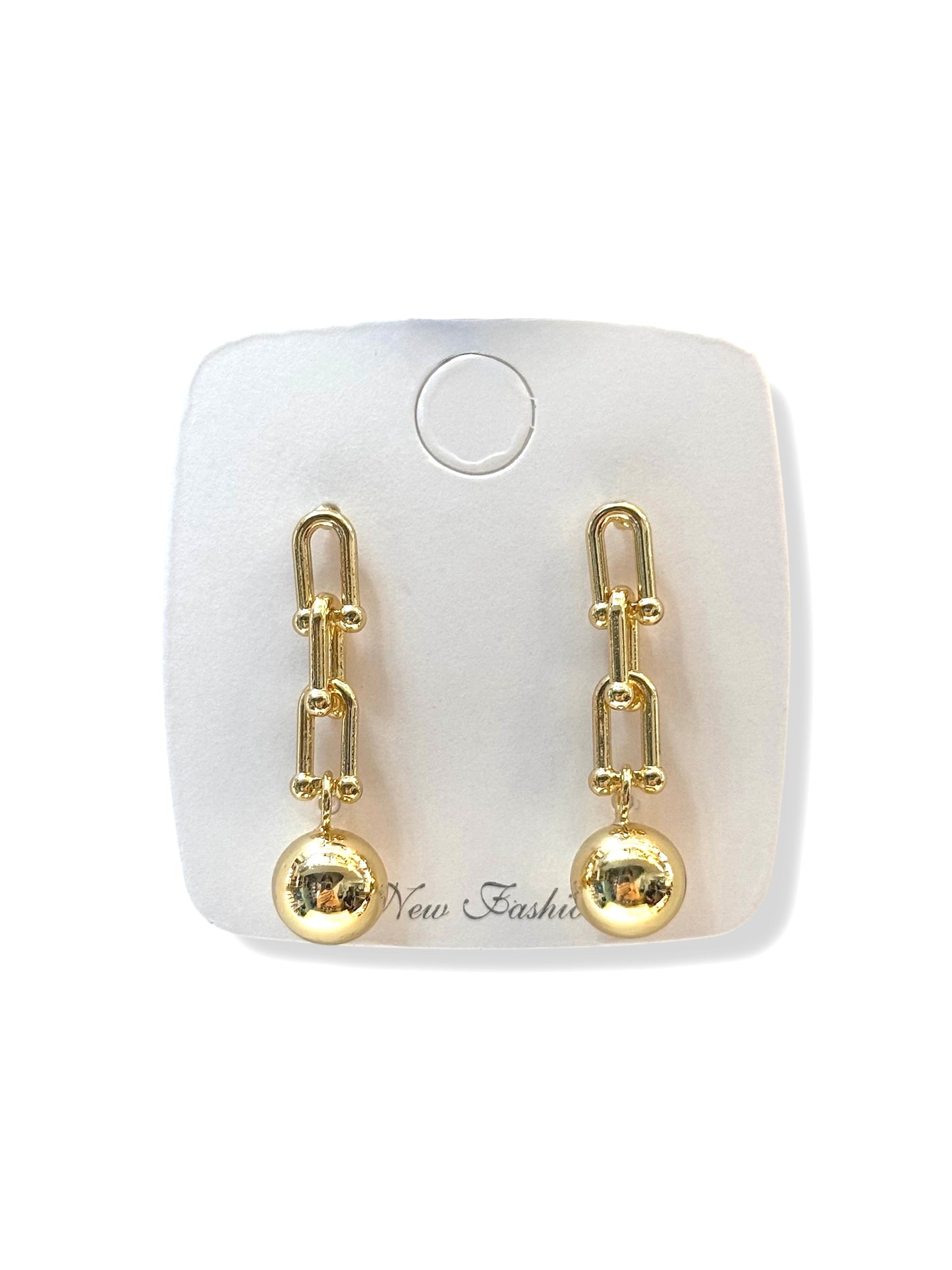 Aros de fantasía #638 dorado