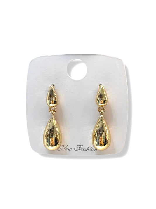 Aros de fantasía #639 dorado