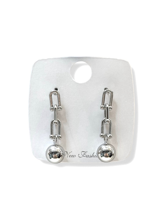 Aros de fantasía #638 plateado