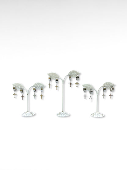 Argolla con cruz plateada