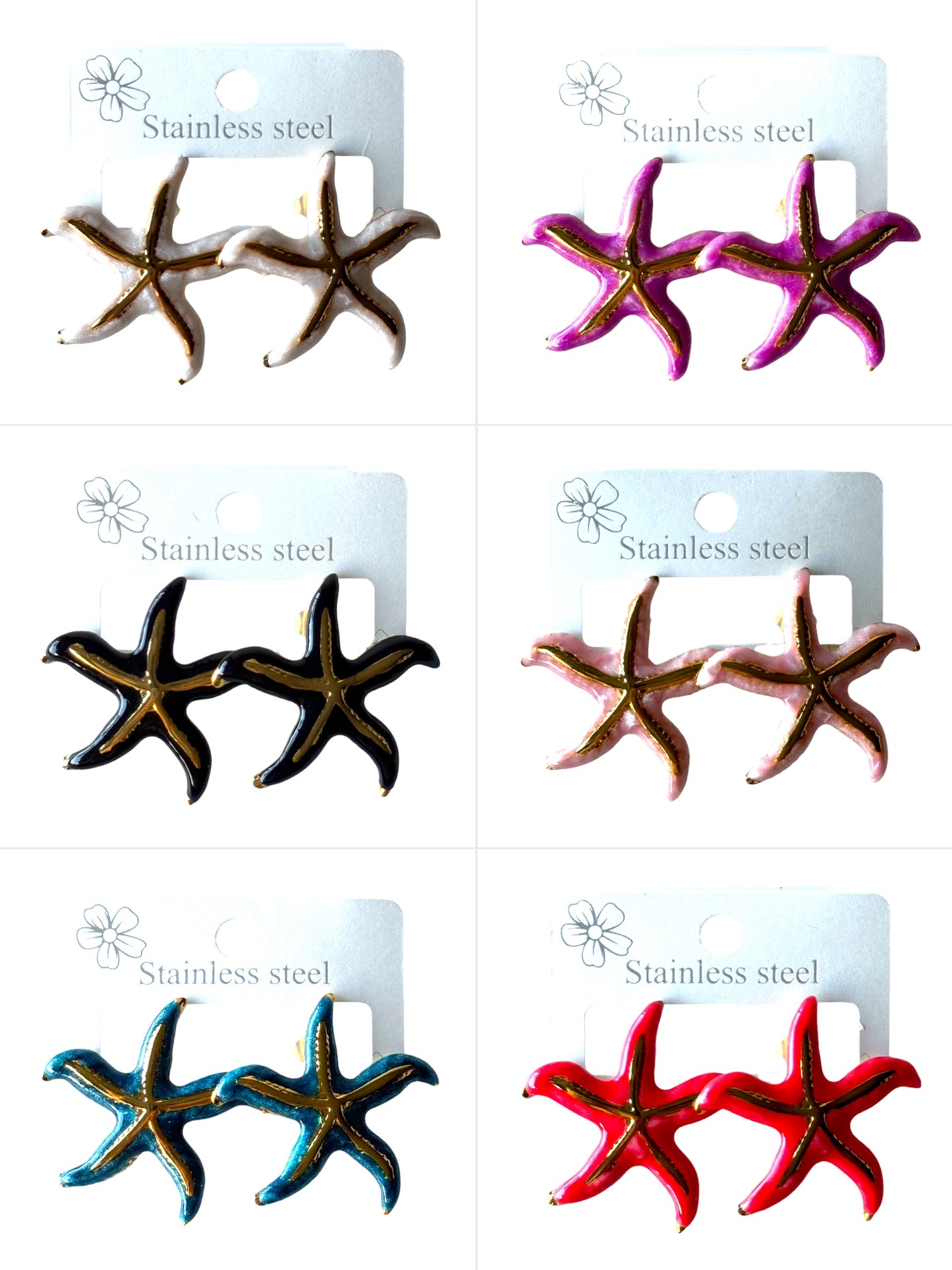 Aros de acero modelo #8561 (6 unidades)