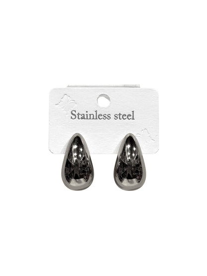 Aros de acero modelo #645 plateado