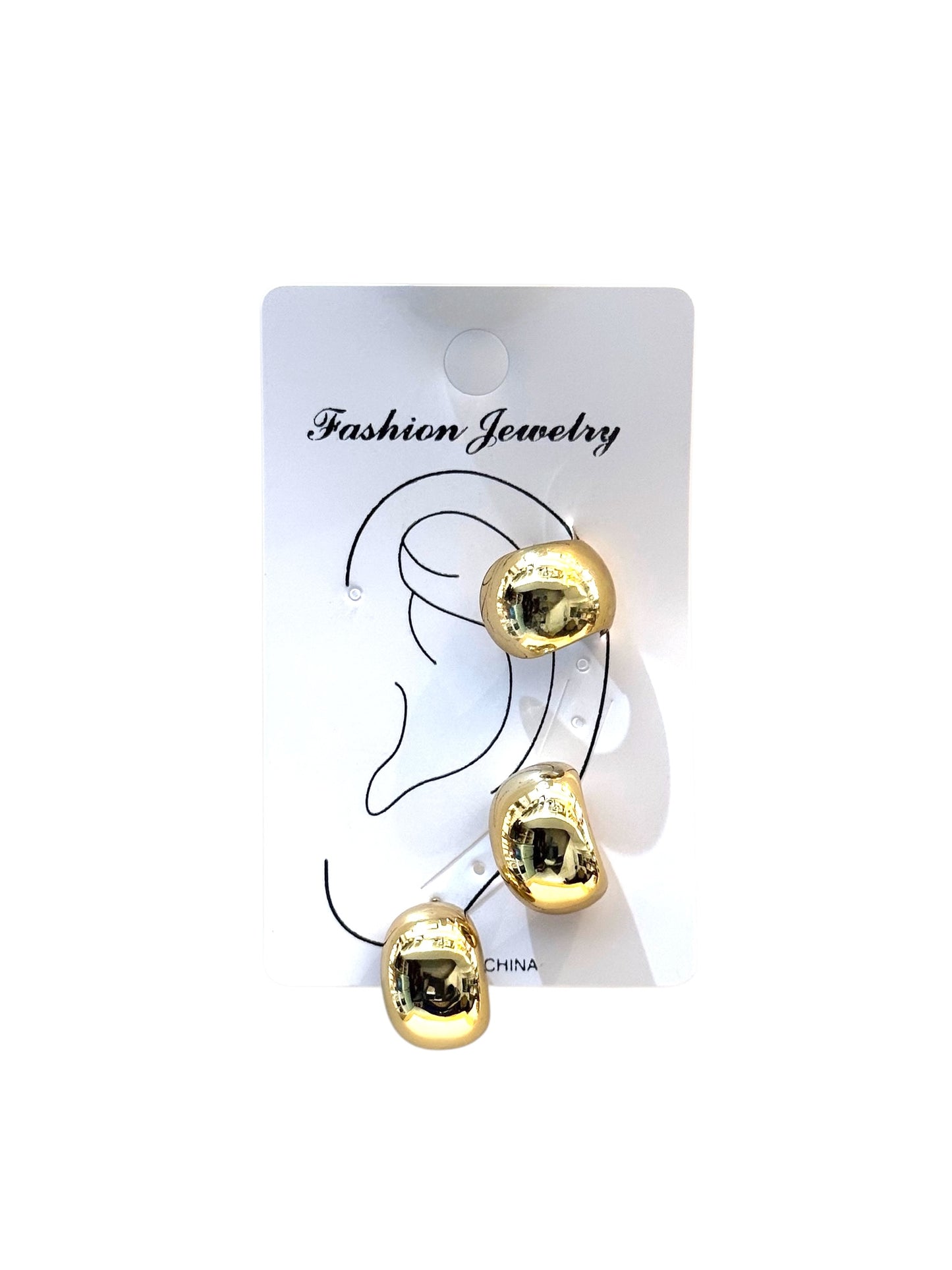 Earcuff & Aros de fantasía #804 dorado