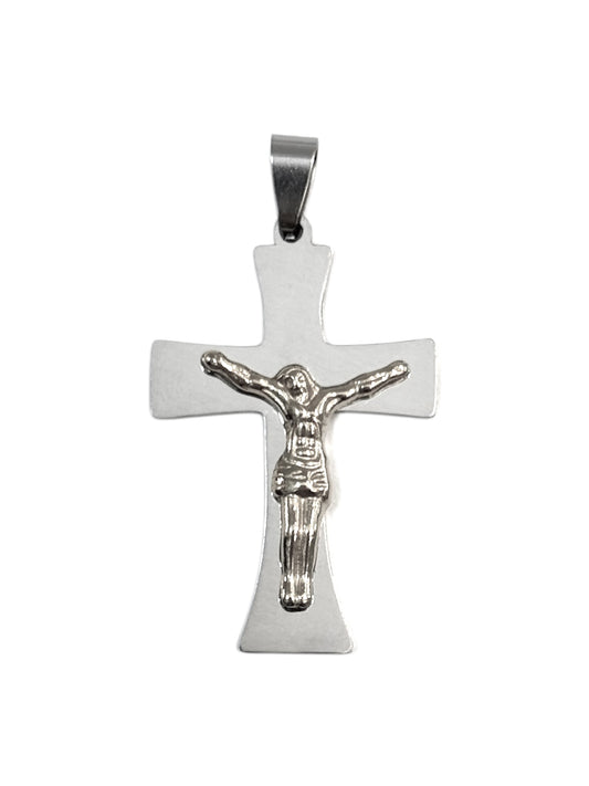 #Crucifijo_3 plateado