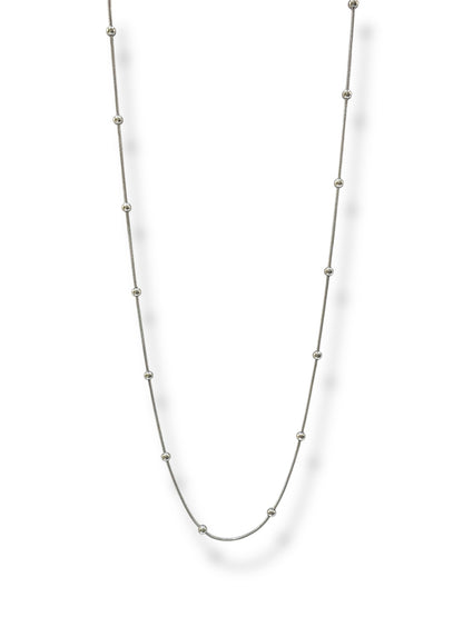 Collar con Puntos_Plateado F-2