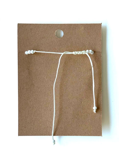 Pulsera de concha estrella azul delgada_Docena